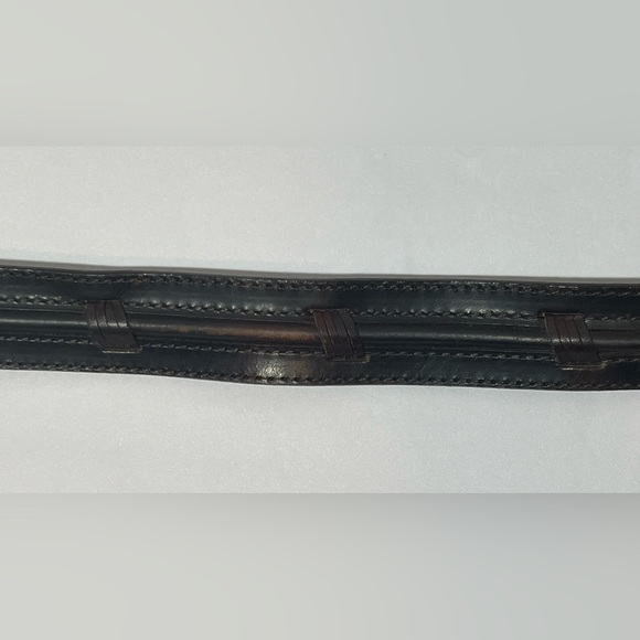 Columbia Genuine Leather  Belt Brown Sz 34 Preowned 11CO0255 - Picture 4 of 16